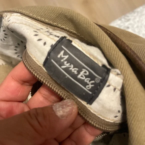 MYRA WESTERN CROSSBODY BAG LEATHER & COTTON MESSENGER
HANDBAG SHOULDER BAG - Picture 5 of 14